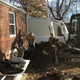 Digging the hole.